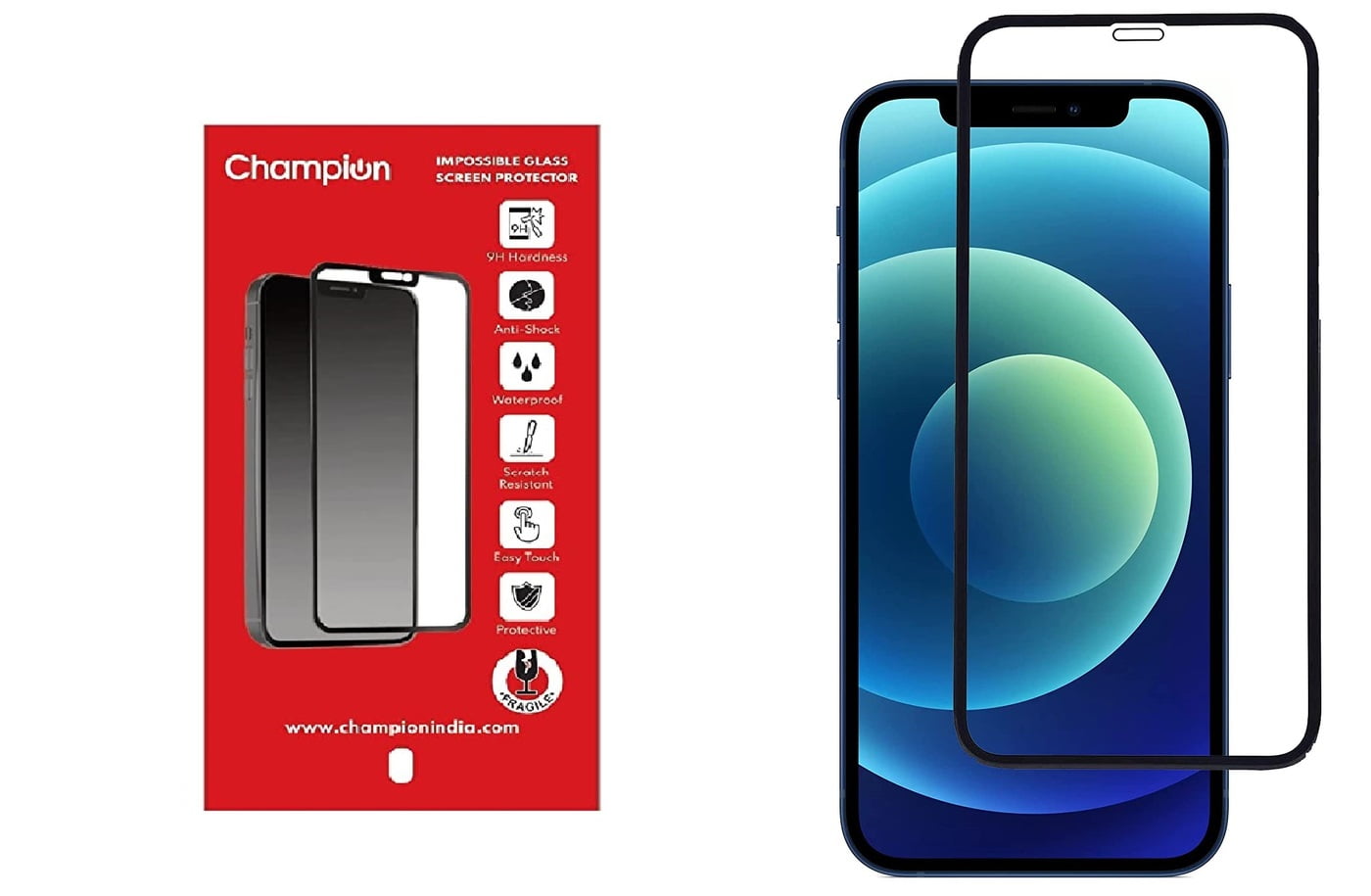Champion Screen Protector For Apple iPhone 12 Pro / Apple iPhone 12
