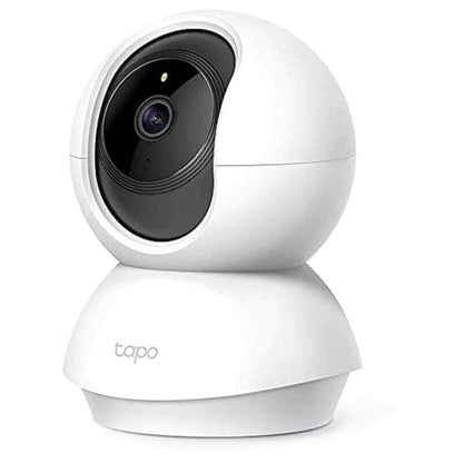 TP-Link Tapo C210 Pan/Tilt Home Wi-Fi Security Smart Camera, 360 Degree Rotational Views 3MP (White)