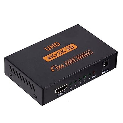HDMI Splitter 1X4 Out Supports 3D 4K x 2K 30HZ Full HD 1080P