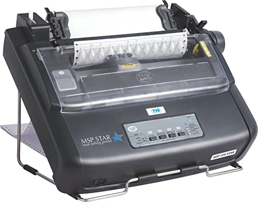 TVS MSP 250 STAR Monochrome Dot Matrix Printer (Black)
