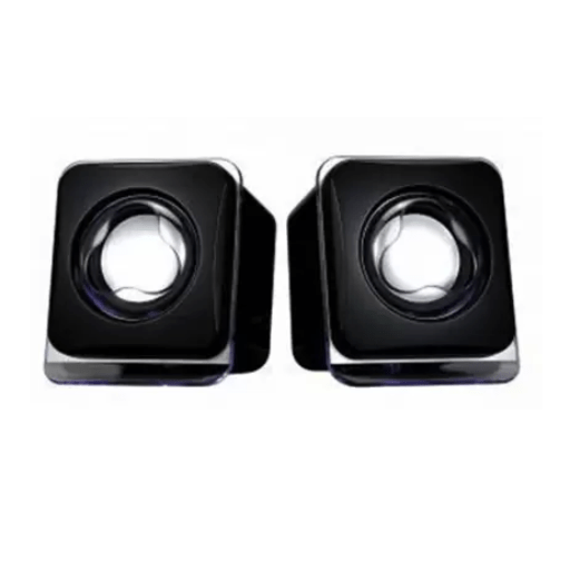 USB 2.0 Multimedia Mini Portable Speaker For Laptop/Desktop( Black)