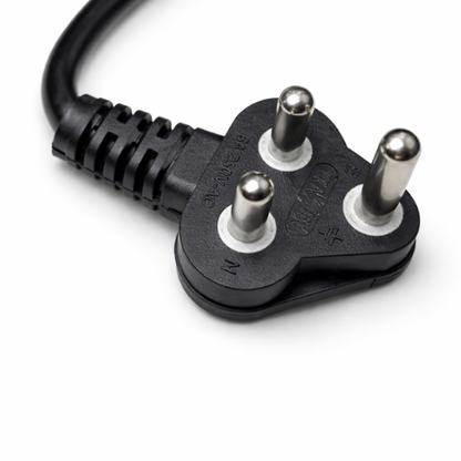 Champion 3-Pin Power Cable with Open End 6A, Universal Power Cord for PC, Desktop, Monitor, Printer, LED TV, SMPS, UPS, CCTV Power Supply