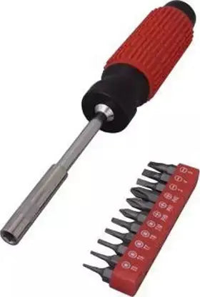 Magnetic Screwdriver 11-in-1 Set , Rubber Grip, Multifunctional Combination Tool Set