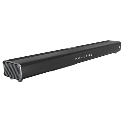 Portronics Sound Slick IV 120W Bluetooth Wireless Soundbar with Inbuilt Woofer LED Display 3.5mm Aux (Black)