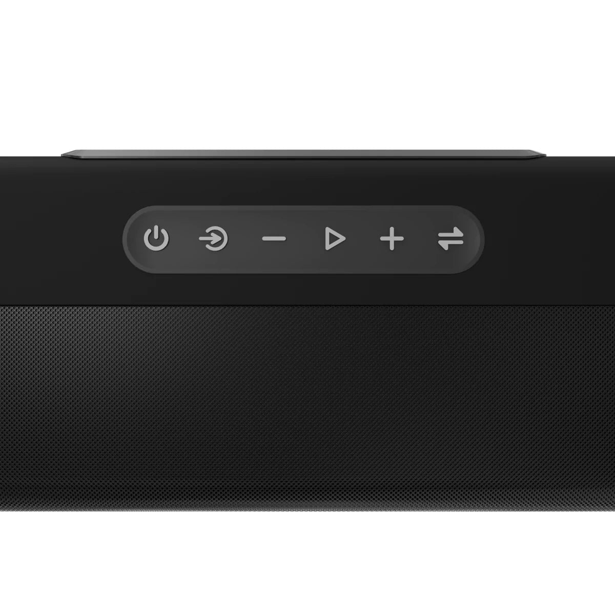 Portronics Sound Slick IV 120W Bluetooth Wireless Soundbar with Inbuilt Woofer LED Display 3.5mm Aux (Black)