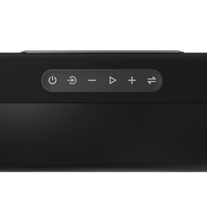 Portronics Sound Slick IV 120W Bluetooth Wireless Soundbar with Inbuilt Woofer LED Display 3.5mm Aux (Black)