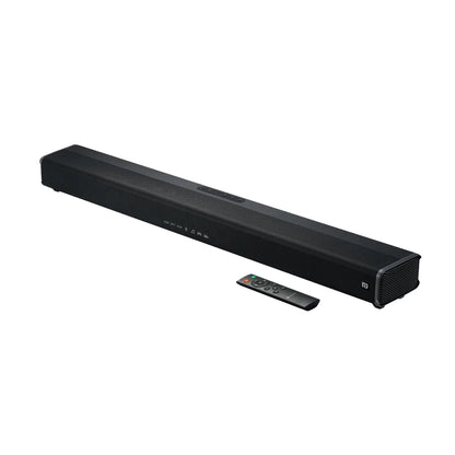 Portronics Sound Slick IV 120W Bluetooth Wireless Soundbar with Inbuilt Woofer LED Display 3.5mm Aux (Black)