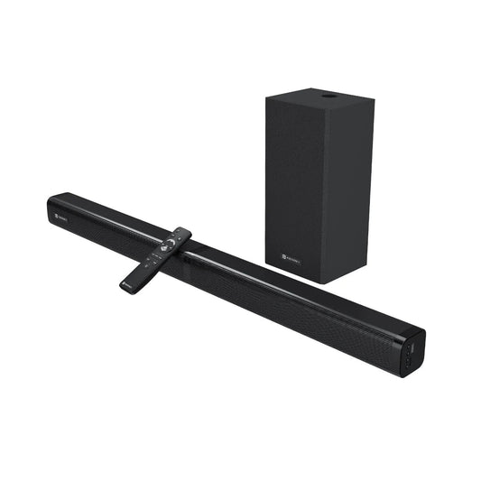 Portronics Pure Sound 103 100W Detachable Bluetooth Soundbar with Wired Subwoofer 2.1 Channel System