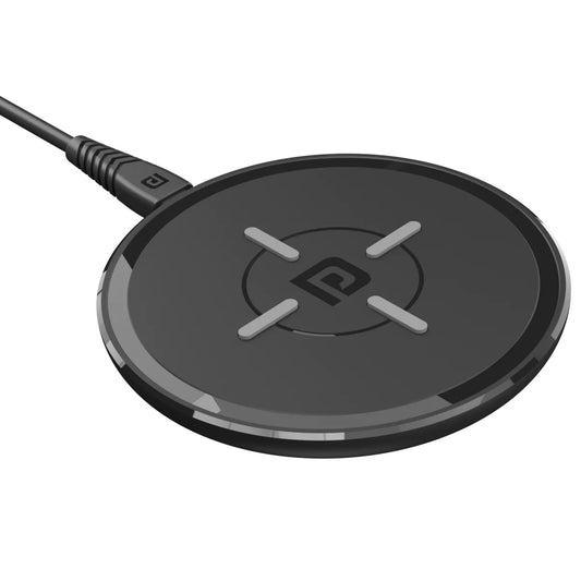 Portronics Freedom 2 15W Wireless Charging Pad with Type C Input, LED Indicator, Charger for Apple iPhone 13 (Black)