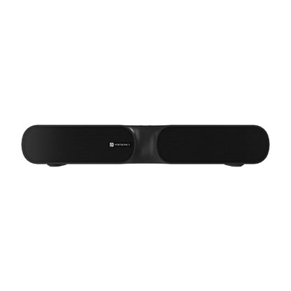 Portronics Decibel 20 16W Wireless Bluetooth Soundbar, 3.5mm Aux Slot, HQ Stereo Sound, Long Playtime(Black)