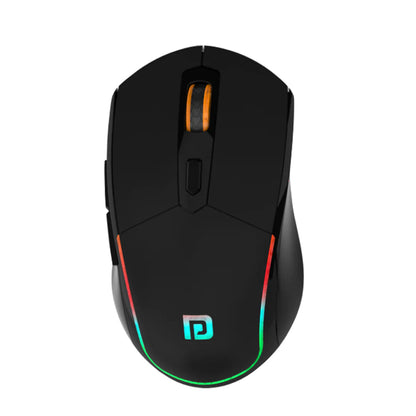 Portronics Toad One Wireless 2.4GHz & Bluetooth Connectivity Optical Mouse with 7 Colors RGB Lights, Rechargeable Battery