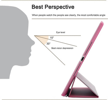 Ipad Ultra Thin Flip Smart Cover Leather For iPad Air 2 (Pink)