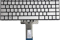 Laptop Keyboard For HP Pavilion 14-BA Series,14-BS Series, 14T-BA Series Laptops Silver With Backlight