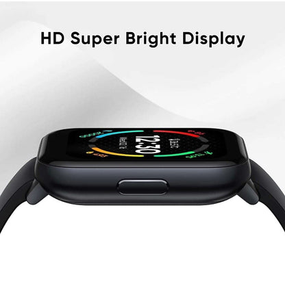 realme TechLife Watch S100 1.69 HD Display with Temperature Sensor Smartwatch (Black)