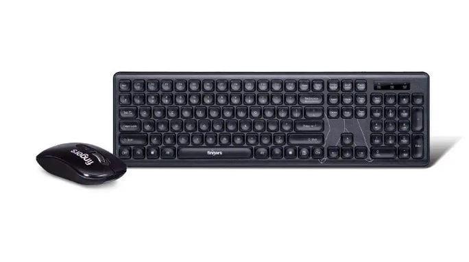 Fingers Exquisite Wireless Combo Slim Keyboard and Mouse