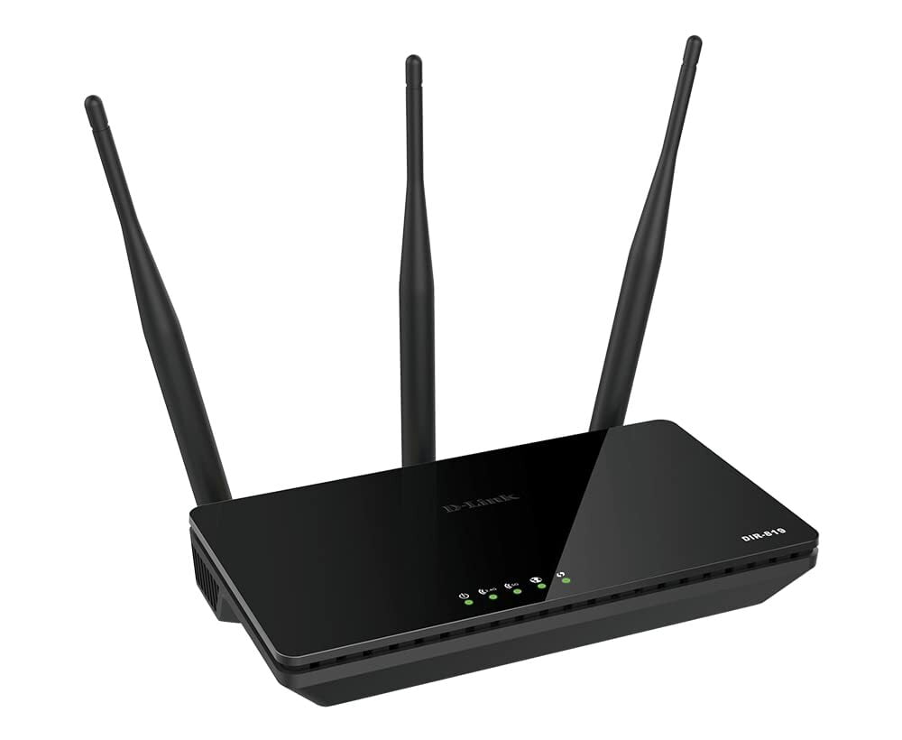 D-Link DIR-819 Wireless AC750 Dual Band 750 mbps Router (Black)