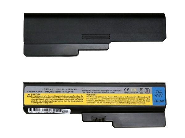 Lappy Power Laptop Battery For LENOVO 3000 G430, G450. G530 , G 550 , 11.1V 6 Cells 4400mAh Compatible