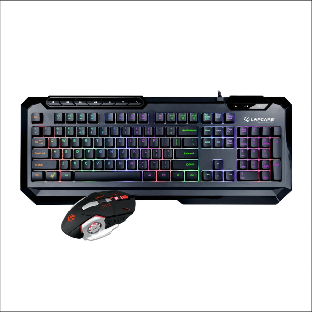 Lapcare Champ LGC-003 RGB Rainbow Gaming Combo(LGC-003)