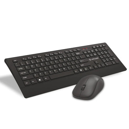 Lapcare Smartoo 2.4ghz Wireless Keyboard and Mouse Combo |Anto Sleep Funtion | Plug and Play Nano Receiver with USB Dongle |1200 DPI Optical Mouse|Black