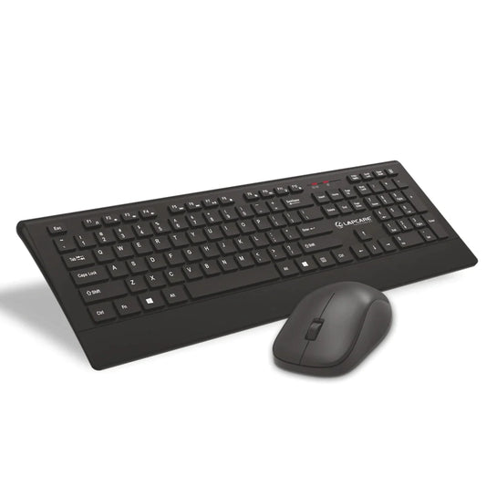 Lapcare Smartoo 2.4ghz Wireless Keyboard and Mouse Combo |Anto Sleep Funtion | Plug and Play Nano Receiver with USB Dongle |1200 DPI Optical Mouse|Black
