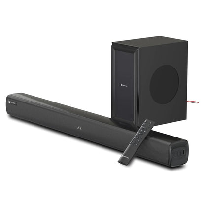 Portronics Pure Sound 101 Soundbar with Wired Woofer 120W 2.1 Channel I Bluetooth V5.0