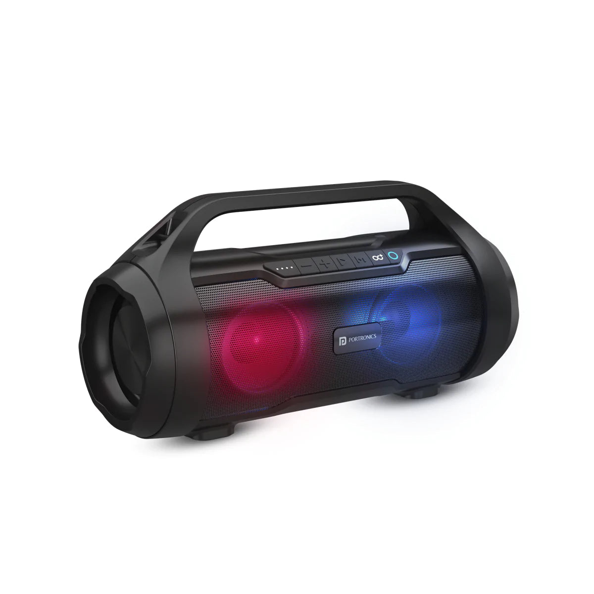 Portronics Dash 11 40W Bluetooth Speaker with Multi Colour LED Light, in-Built FM, TWS, Aux-in Slot