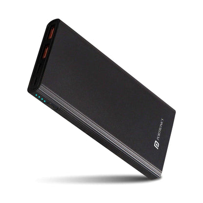 Portronics Power M 10K 10000 mAh Metal Housing Power Bank with Dual Input (Type C + Micro USB) & Triple Output