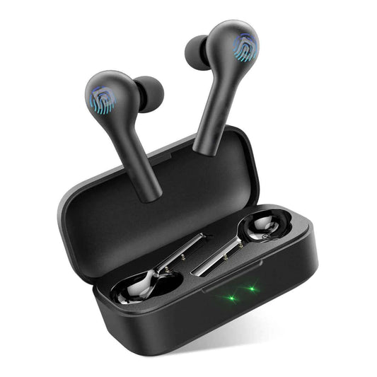 Portronics Harmonics Twins II POR-1050, Small Sized HD True Wireless Stereo Earbuds with Extra Bass, LED Indicator, Bluetooth 5.0