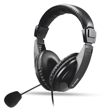 LAPCARE LHP-400 Over Ear Wired Headphone with 40 MM Driver, HD Sound,3 Way Adjustable Mic (Black)