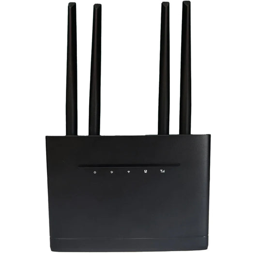 Lapcare 4G Sim 4 antena Wifi Router W123 (Black)