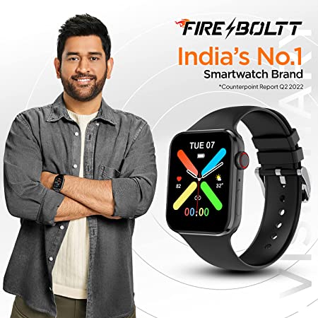 Fire-Boltt BSW046 Visionary 1.78" AMOLED Bluetooth Calling Smartwatch (Black)