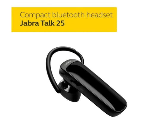 Jabra Talk 25SE Wireless Bluetooth On Ear Headset with Mic (Black)