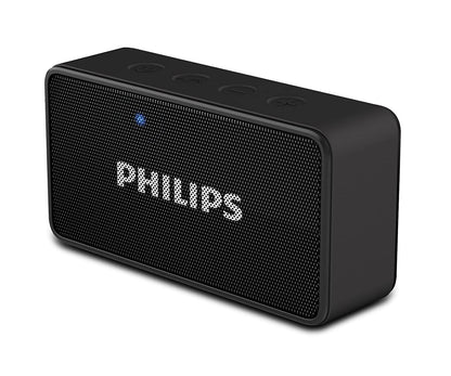 Philips Audio BT64B 3 Watt Wireless Bluetooth Portable Speaker (Black)