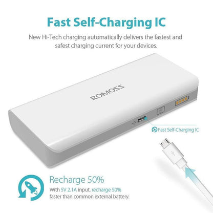 Romoss PH50 10000 mAh Portable Charger Solo 5 Power Bank