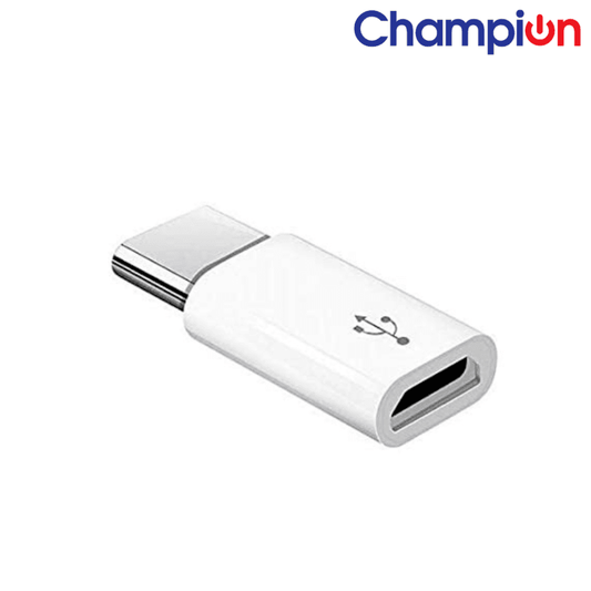 CHAMPION Set of 3 USB Type C Adapter Micro USB to Type C Adapter