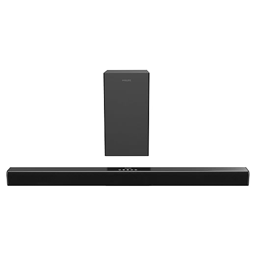 Philips TAB4218/94 2.1Ch Bluetooth Soundbar, 120W, Black