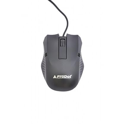 ProDot MU-253S Wired 3D Optical Mouse ,High-Precision, Ergonomic Design, Plug & Play USB Connectivity