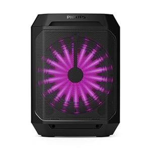 Philips TAX2208 Bluetooth Party Speaker, 30W, Black