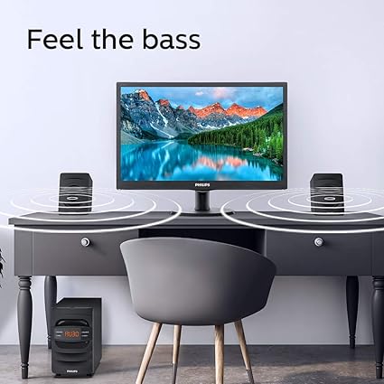 Philips Audio MMS2625B 2.1 Channel Bluetooth Multimedia Speaker - Black