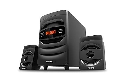 Philips Audio MMS2625B 2.1 Channel Bluetooth Multimedia Speaker - Black