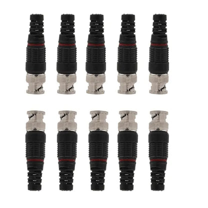 BNC connector for CCTV Camera Installation Wire Connector (Black)