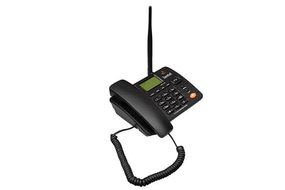 Beetel F3-4G Fixed Wireless Phone with Hotspot, 4G VoLTE Support, LED Backlight, 2-Way Digital Speaker, and Multi-Band Connectivity (Black)