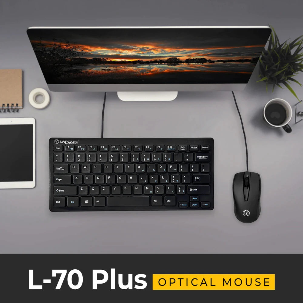 Lapcare Optical Mouse L-70 Plus (Ind)