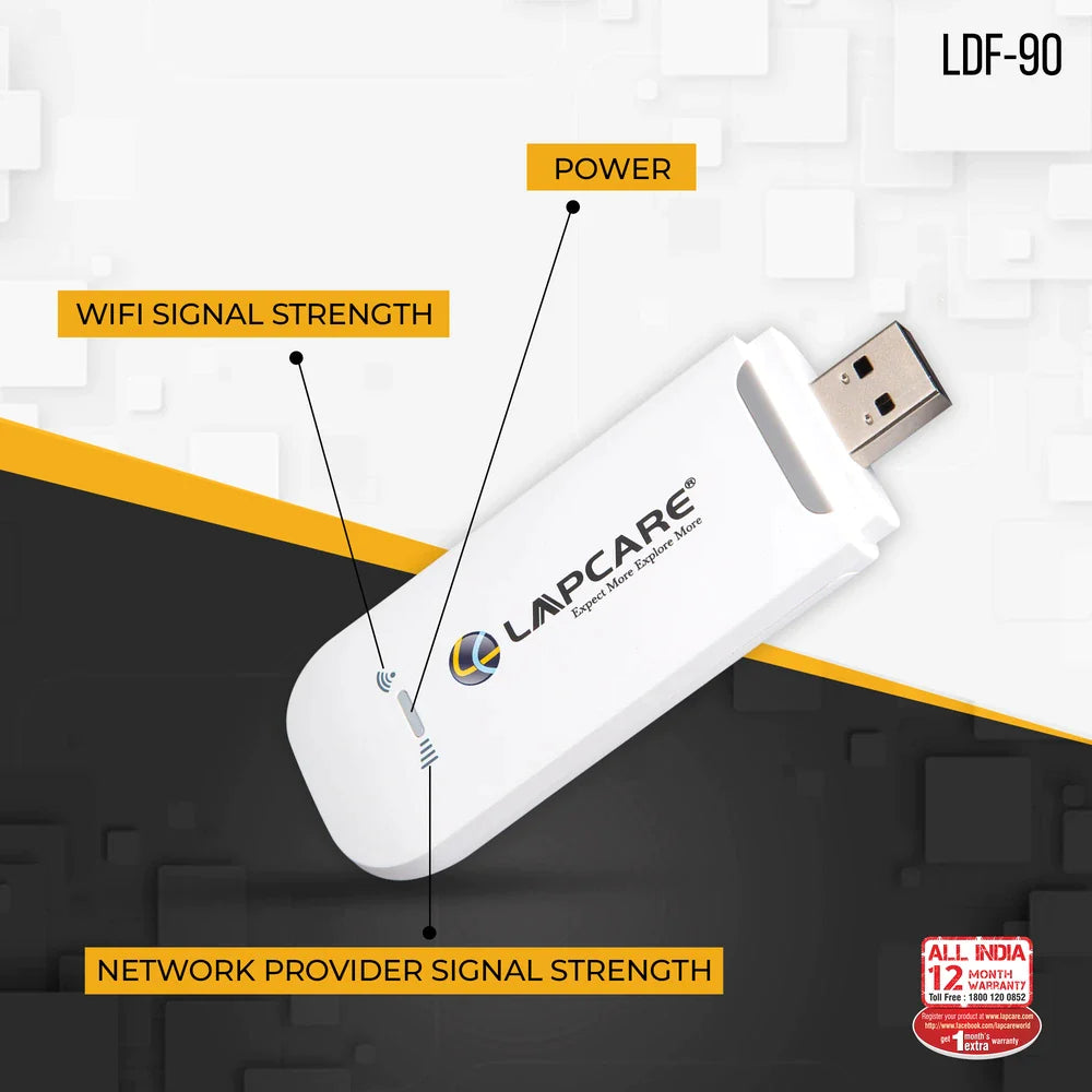 LAPCARE - LDF90 USB 4G MODEM WITH WIFI