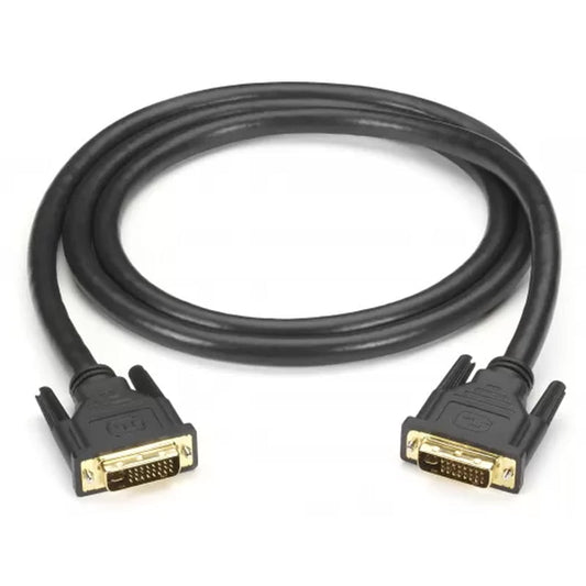 DVI Male to DVI Male Cable High-Quality Video Cable for Gaming, DVD, Laptop, HDTV and Projector - 1.5M