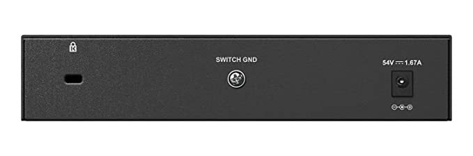 D-Link DGS-1008P 8 Port Gigabit Poe Unmanaged Switch (Metal Housing)