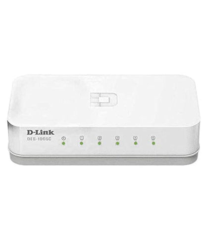 D-Link DES-1005C 5-Port 10/100 Mbps Unmanaged Desktop Switch