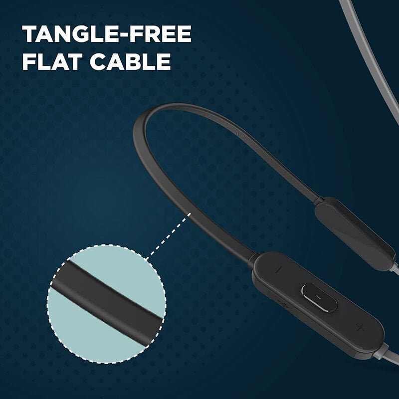 JBL T205BT by Harman Wireless Bluetooth in Ear Neckband Headphones with Mic Black