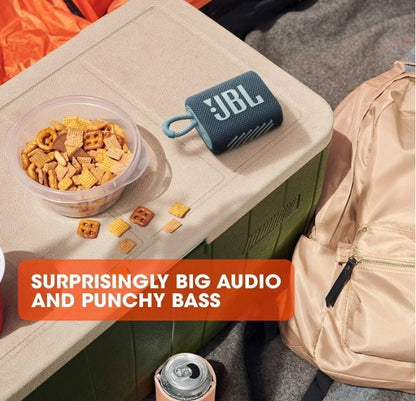 JBL Go 3 Wireless Ultra Portable Bluetooth Speaker, JBL Pro Sound