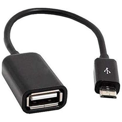 Micro to USB Female OTG Cable (Black)